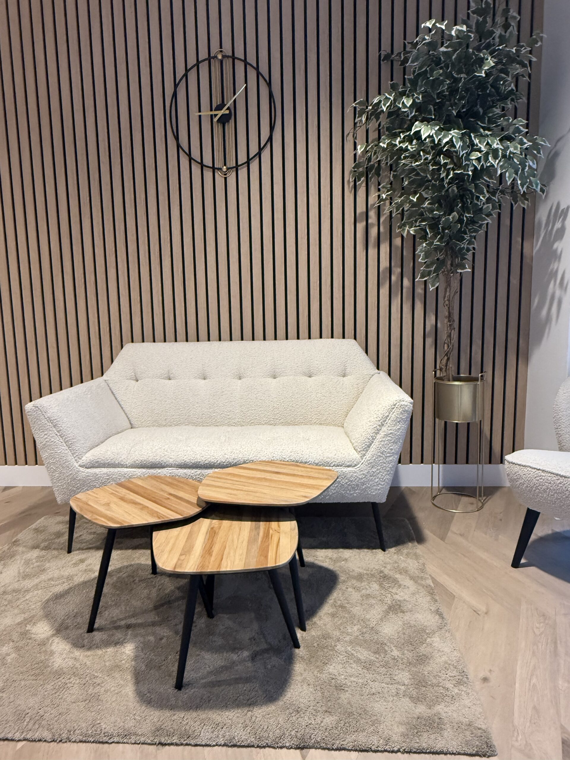 Linea d’Oro – Luxe Metalen Wandklok – 60 cm – Zwart & Goud – Stil Uurwerk - Afbeelding 6