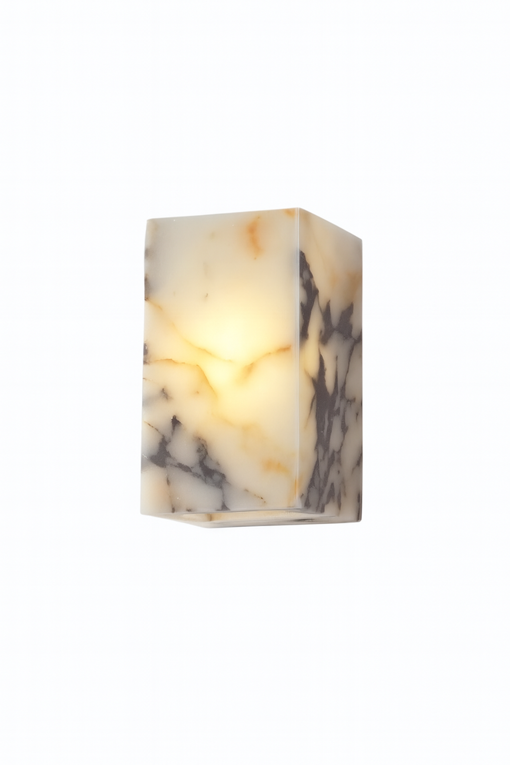 Marble Cube Wandlamp – Luxe marmeren wandverlichting