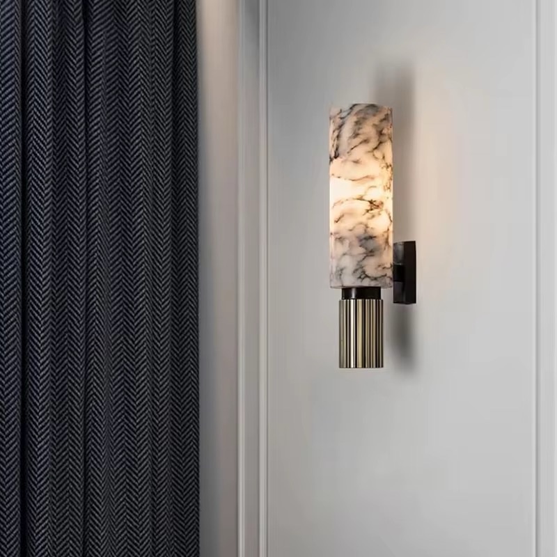 Marmeren Wandlamp Aurora. - Afbeelding 5