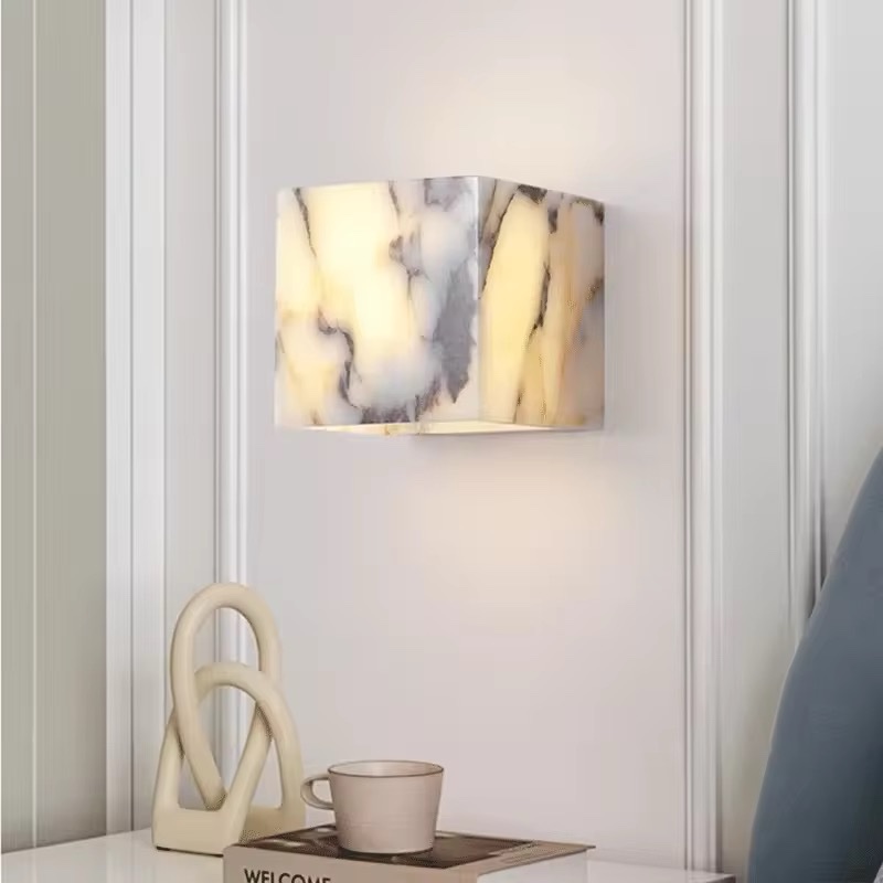 Elysian Marble Block – Vierkante Wandlamp - Afbeelding 7