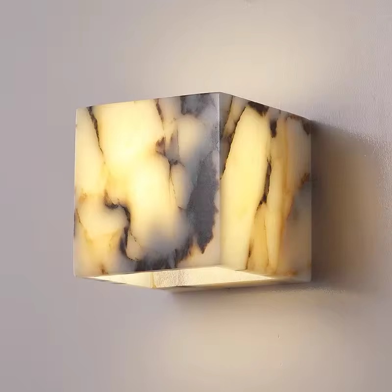 Elysian Marble Block – Vierkante Wandlamp - Afbeelding 5