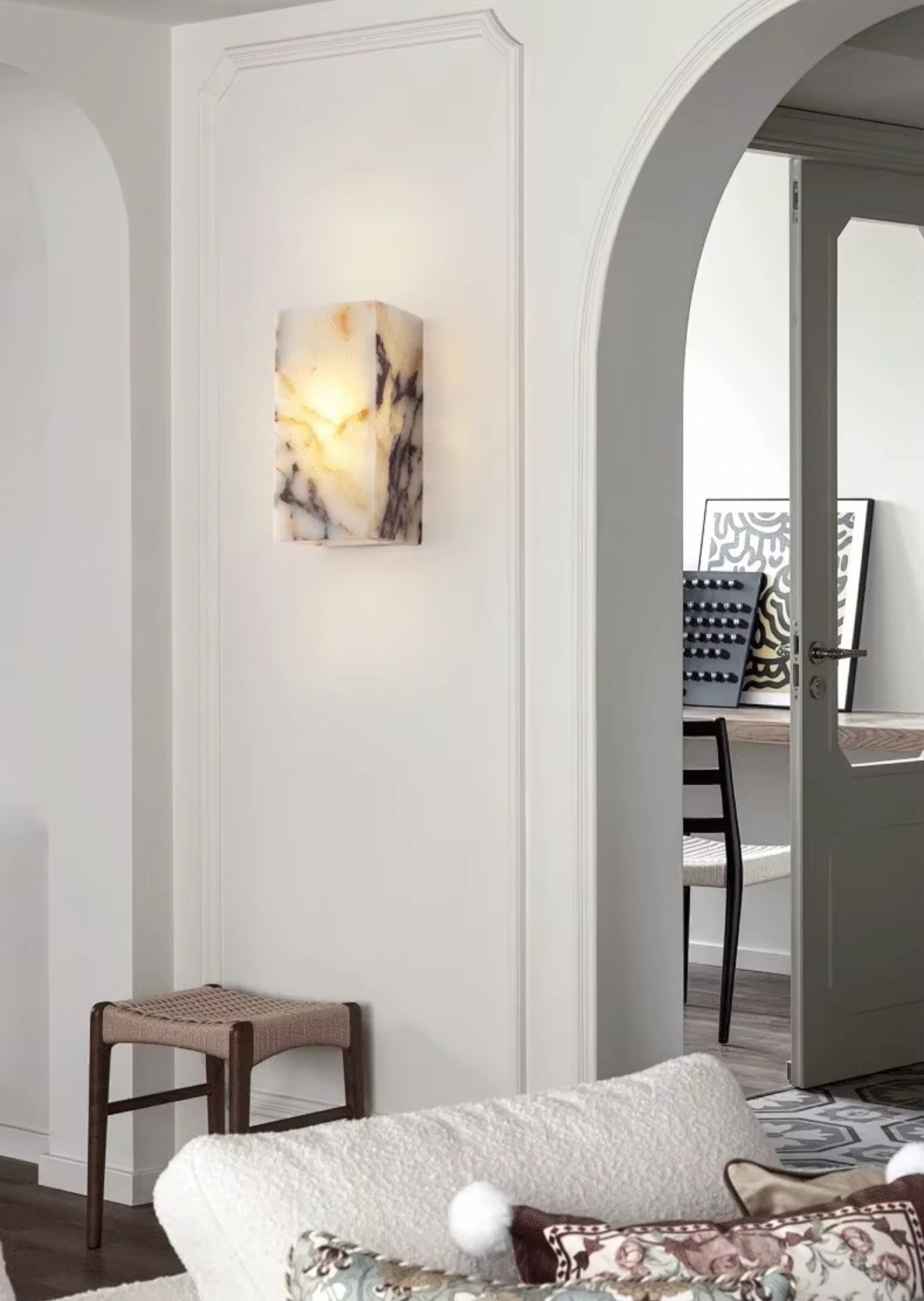 Marble Cube Wandlamp – Luxe marmeren wandverlichting - Afbeelding 9