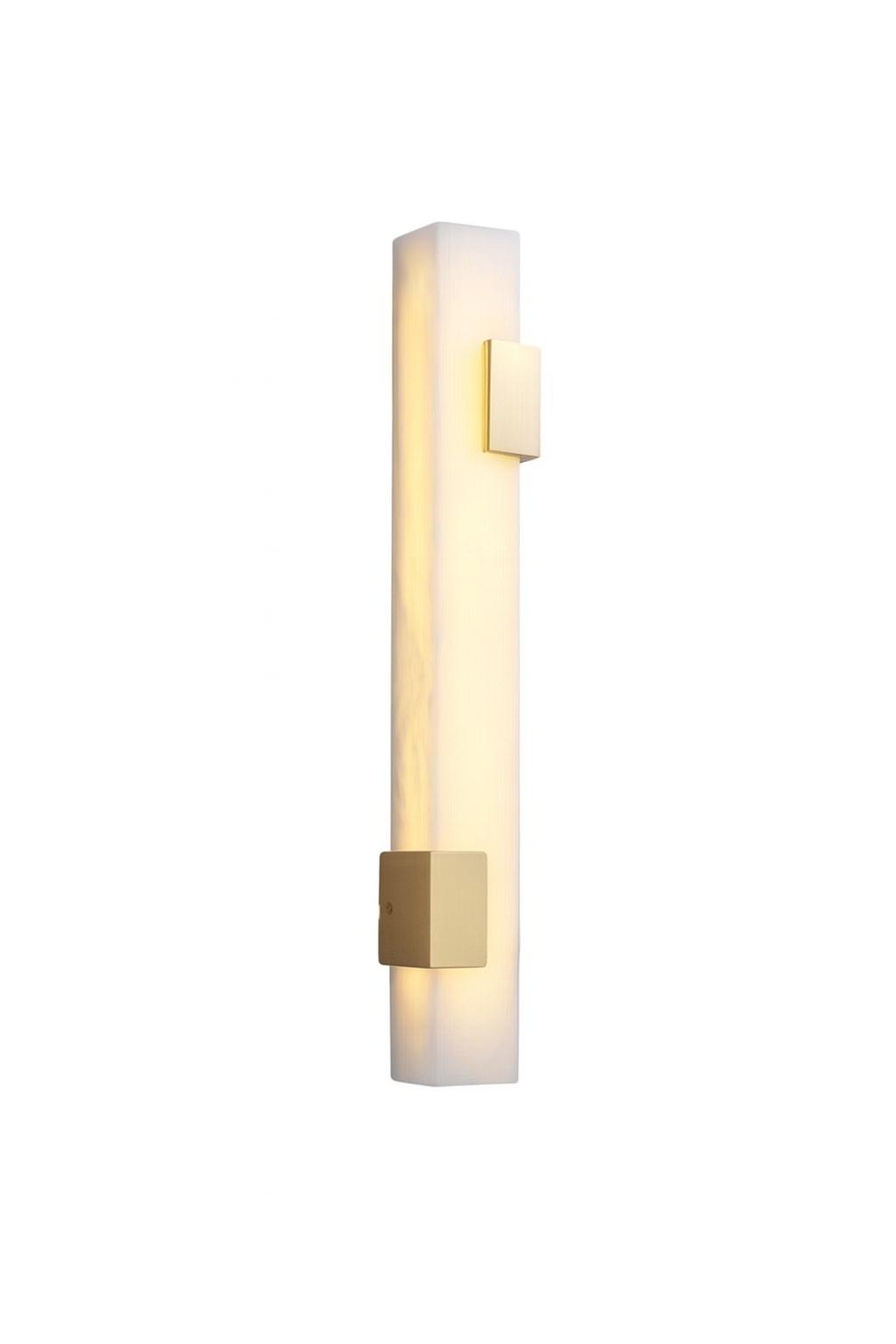 Zeckhome Vault – Albast Wandlamp – 50 cm – Modern Luxe – Dimbaar LED