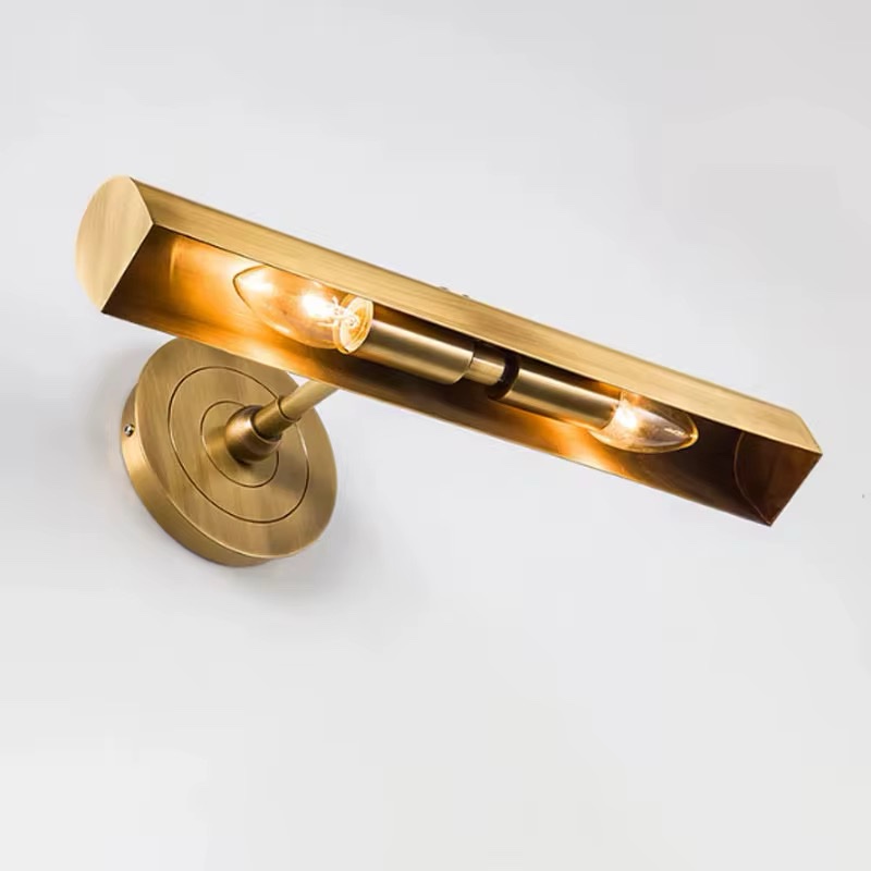 Zeckhome Aurea Luxe – LED Wandlamp – Messing Goud – Modern Design – Dimbaar – 38 cm - Afbeelding 3