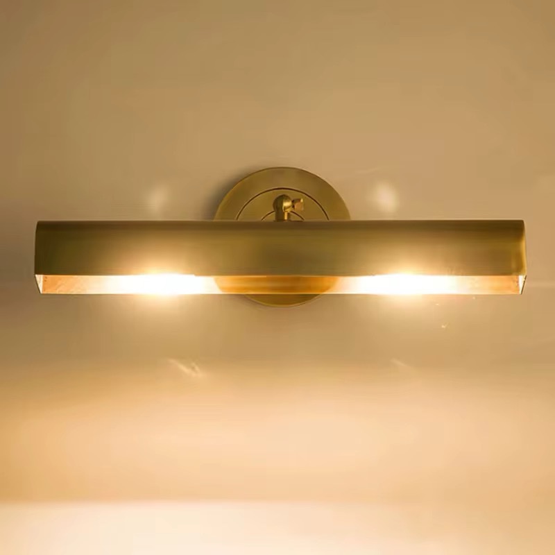 Zeckhome Aurea Luxe – LED Wandlamp – Messing Goud – Modern Design – Dimbaar – 38 cm - Afbeelding 5