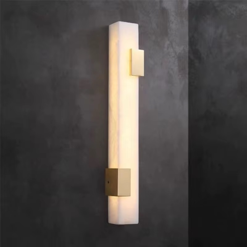 Zeckhome Vault – Albast Wandlamp – 50 cm – Modern Luxe – Dimbaar LED - Afbeelding 4