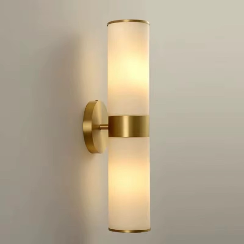 Zeckhome Aurelia Vault – Luxe Wandlamp – Albast & Koper – LED – Modern Tijdloos Design – 44 cm - Afbeelding 2