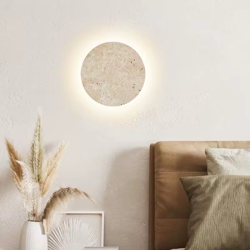 Zeckhome Solaro – Ronde Wandlamp – Marmerlook – LED – 30 cm – Modern Design – Dimbaar – Warm Licht - Afbeelding 6